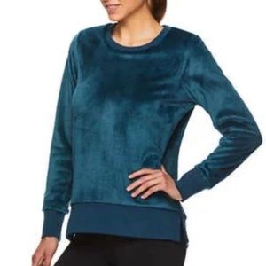 Gaiam Lux Faux-Fur Pullover